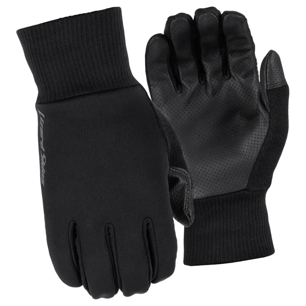 uPRISE Bikes Lizard Skins Monitor 3 SZN Windproof Long Finger Gloves - Jet Black | Price match, 365 day return s, 18-Month Warranty, Finance Available & Free UK Delivery